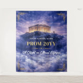 Mount Olympus Prom Night Banner, Aangepaste Homeco Wandkleed (Voorkant)