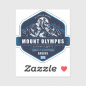 Mount Olympus Wandelshirt – Olympus Range Griekenl Sticker (Vel)