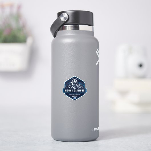 Mount Olympus Wandelshirt – Olympus Range Griekenl Sticker (HydroFlask)