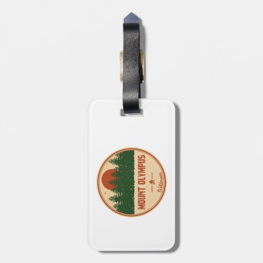 Mount Olympus Wilderness Utah Bagagelabel (Achterkant verticaal)