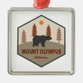 Mount Olympus Wilderness Utah Beer Metalen Ornament (Voorkant)