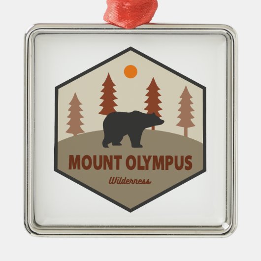 Mount Olympus Wilderness Utah Beer Metalen Ornament (Voorkant)