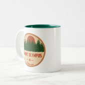 Mount Olympus Wilderness Utah Tweekleurige Koffiemok (Voorkant links)