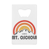 Mount Osceola New Hampshire Creditkaart Flessenopener (Voorkant)