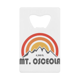 Mount Osceola New Hampshire Creditkaart Flessenopener