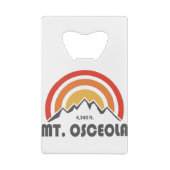 Mount Osceola New Hampshire Creditkaart Flessenopener (Achterkant)