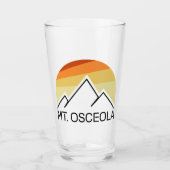 Mount Osceola New Hampshire Retro Glas (Voorkant)