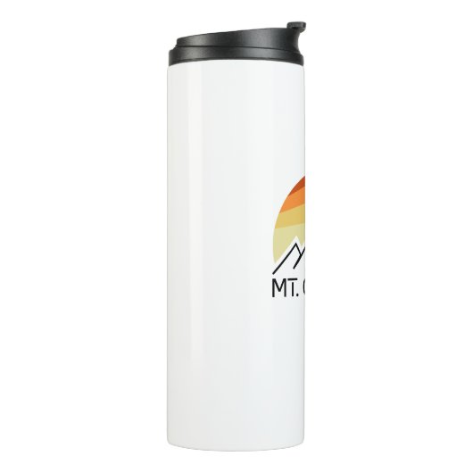 Mount Osceola New Hampshire Retro Thermosbeker (Gedraaid links)