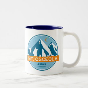 Mount Osceola New Hampshire Sterren Maan Tweekleurige Koffiemok