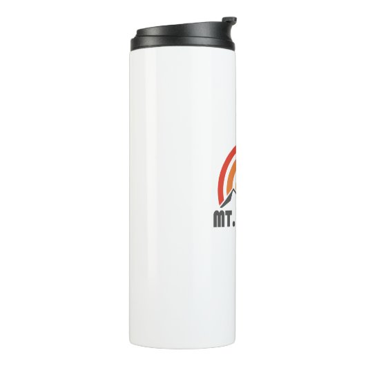 Mount Osceola New Hampshire Thermosbeker (Gedraaid links)