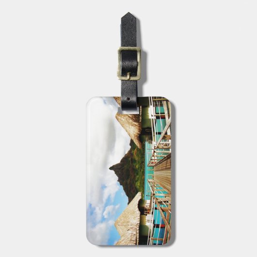 Mount Otemanu Bagagelabel (Voorkant verticaal)