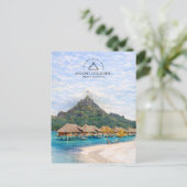 Mount Otemanu, Eiland Bora Bora, Frans-Polynesië Briefkaart (Staand voorkant)