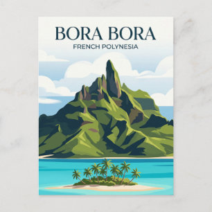 Mount Otemanu Frans-Polynesië Briefkaart