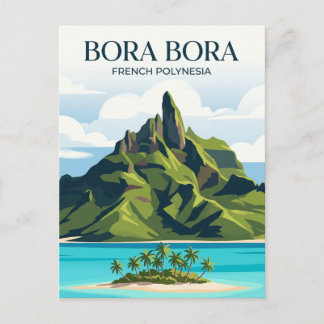 Mount Otemanu Frans-Polynesië Briefkaart