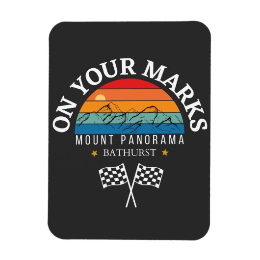 Mount Panorama Bathurst Australië autosport Magneet (Verticaal)