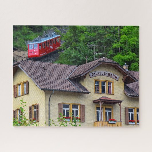 Mount Pilatus Bahn - Cog Railway - 16x20 - 520 pc Legpuzzel (Horizontaal)