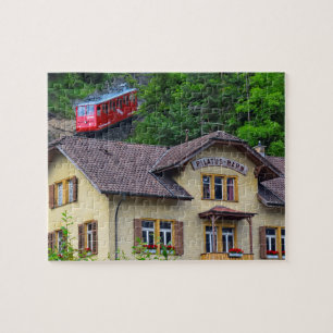 Mount Pilatus Bahn - Cog Railway - 8x10 - 110 pc Legpuzzel