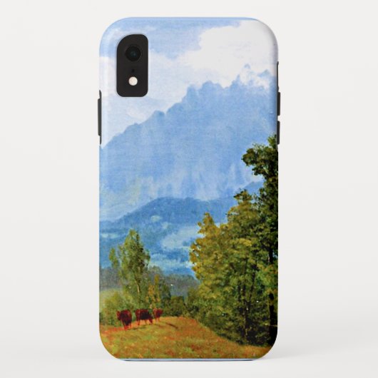 Mount Pilatus, beroemd schilderij van Albert Biers Case-Mate iPhone Case (Achterkant)