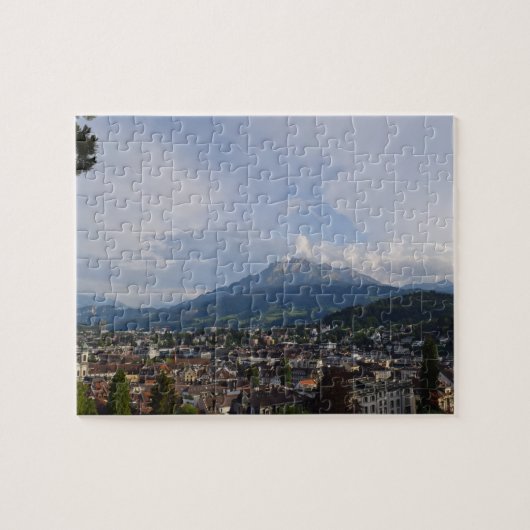 Mount Pilatus Lucerne, Zwitserland - 8x10 - 110 pc Legpuzzel (Horizontaal)