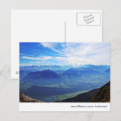 Mount Pilatus, Lucerne, Zwitserland Briefkaart (Voorkant / Achterkant)