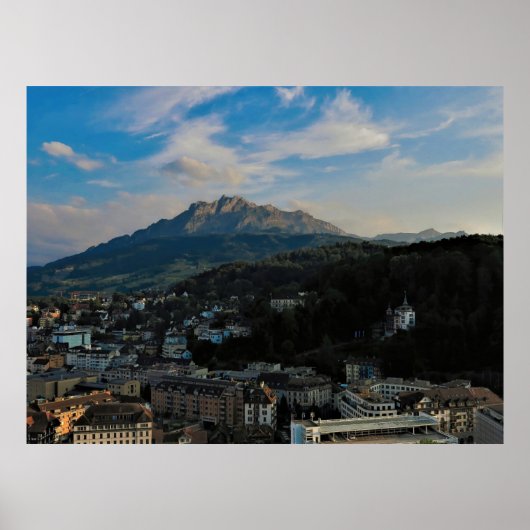 Mount Pilatus Poster (Voorkant)