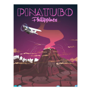 Mount Pinatubo, Filipijnen Foto Afdruk