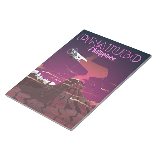 Mount Pinatubo, Filipijnen Notitieblok (Schuin)