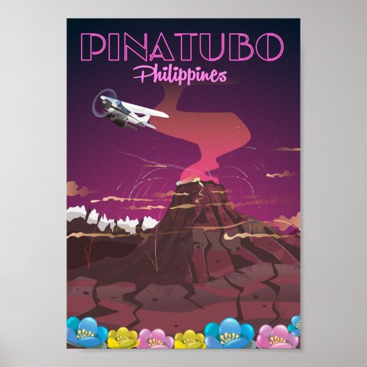 Mount Pinatubo, Filipijnen Poster (Voorkant)