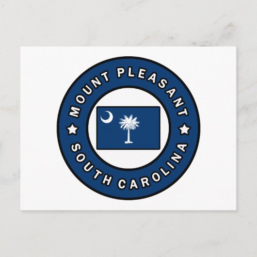 Mount Pleasant South Carolina Briefkaart (Voorkant)