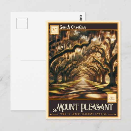 Mount Pleasant, South Carolina | Briefkaart (Voorkant / Achterkant)