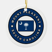 Mount Pleasant South Carolina Keramisch Ornament (Voorkant)