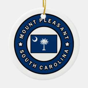 Mount Pleasant South Carolina Keramisch Ornament