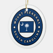 Mount Pleasant South Carolina Keramisch Ornament (Links)