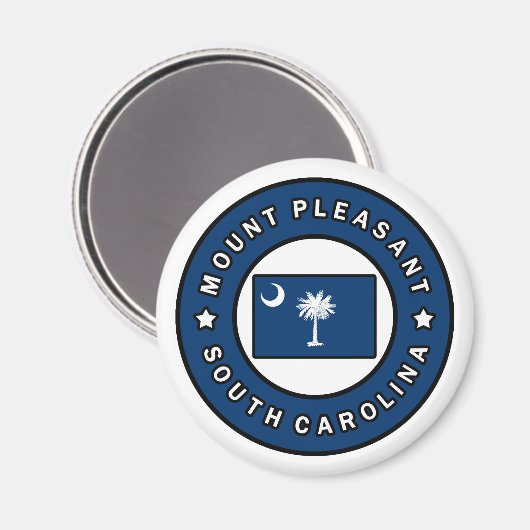 Mount Pleasant South Carolina Magneet (Voorkant / Achterkant)