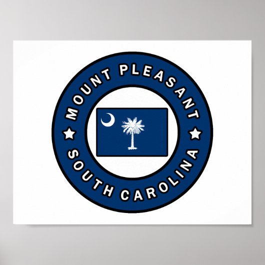 Mount Pleasant South Carolina Poster (Voorkant)