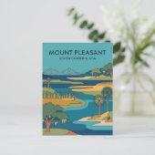 Mount Pleasant, South Carolina, VS VS Briefkaart (Staand voorkant)