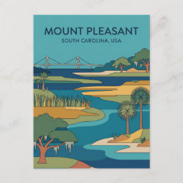 Mount Pleasant, South Carolina, VS VS Briefkaart