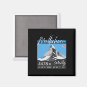 Mount Problemhorn Zwitserland Wandel Climb Wandel Magneet (Voorkant / Achterkant)