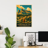 Mount Puncak Jaya Indonesië V01 Poster (Thuiskantoor)