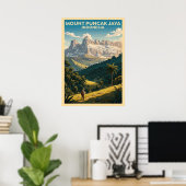 Mount Puncak Jaya Indonesië V03 Poster (Thuiskantoor)