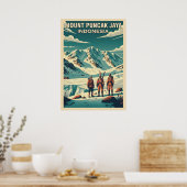 Mount Puncak Jaya Indonesië V04 Poster (Keuken)