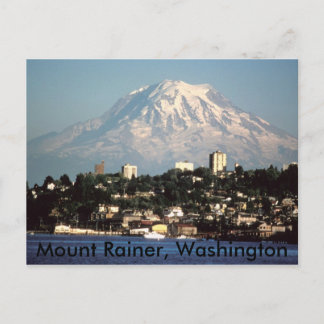 Mount Rainer, briefkaart Washington