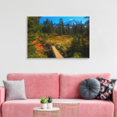 Mount Rainer, herfst Spray Park Canvas Afdruk (Insitu (Woonkamer))