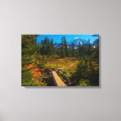Mount Rainer, herfst Spray Park Canvas Afdruk (Voorkant)