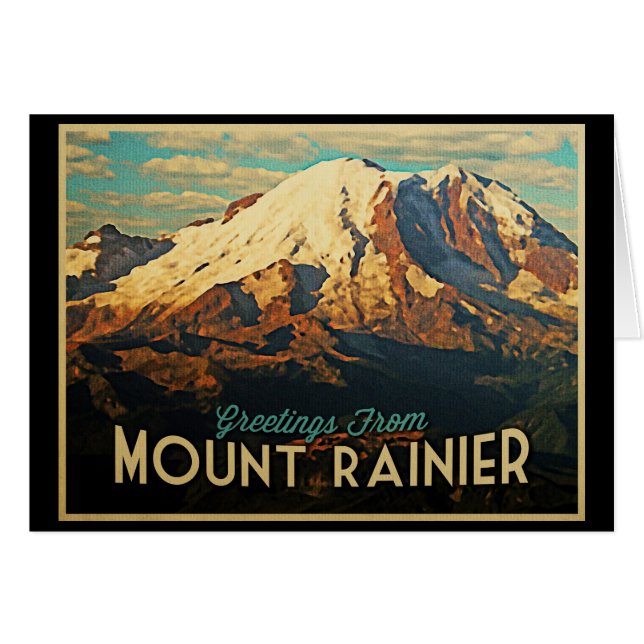 Mount Rainier (Voorkant Horizontaal)