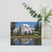 Mount Rainier 2 bedankans kaart (Staand voorkant)