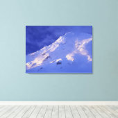 Mount Rainier 3 Canvas Afdruk (Insitu (Houten vloer))
