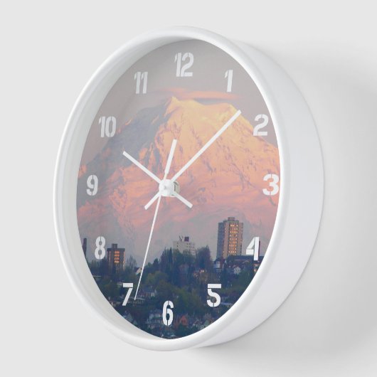 Mount Rainier Alpenglow Landschap (Hoek)