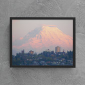 Mount Rainier Alpenglow Landschap Poster