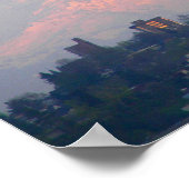 Mount Rainier Alpenglow Landschap Poster (Hoek)